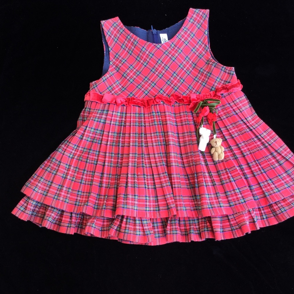 ALETTA Dresses 12 months - red. Scottish cage.